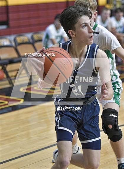 Thumbnail 2 in Santa Fe Prep vs. Moriarty (Braves Invitational at Santa Fe Indian School) photogallery.