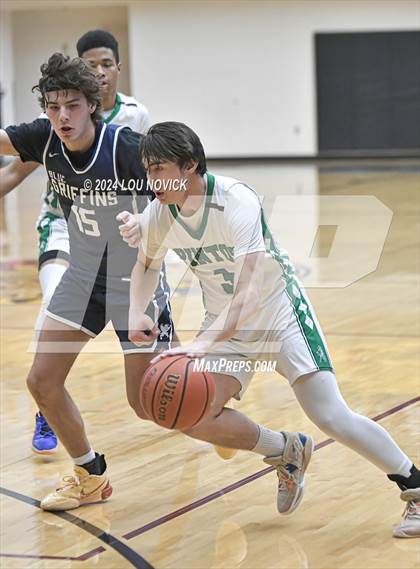 Thumbnail 3 in Santa Fe Prep vs. Moriarty (Braves Invitational at Santa Fe Indian School) photogallery.