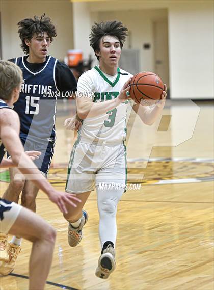 Thumbnail 2 in Santa Fe Prep vs. Moriarty (Braves Invitational at Santa Fe Indian School) photogallery.