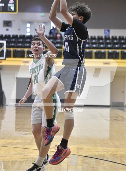 Thumbnail 2 in Santa Fe Prep vs. Moriarty (Braves Invitational at Santa Fe Indian School) photogallery.