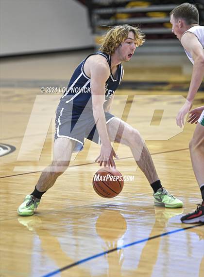 Thumbnail 2 in Santa Fe Prep vs. Moriarty (Braves Invitational at Santa Fe Indian School) photogallery.