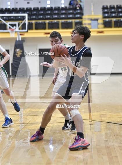 Thumbnail 2 in Santa Fe Prep vs. Moriarty (Braves Invitational at Santa Fe Indian School) photogallery.