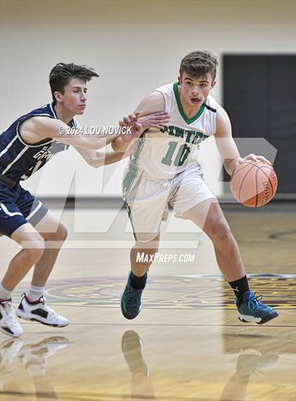 Thumbnail 2 in Santa Fe Prep vs. Moriarty (Braves Invitational at Santa Fe Indian School) photogallery.