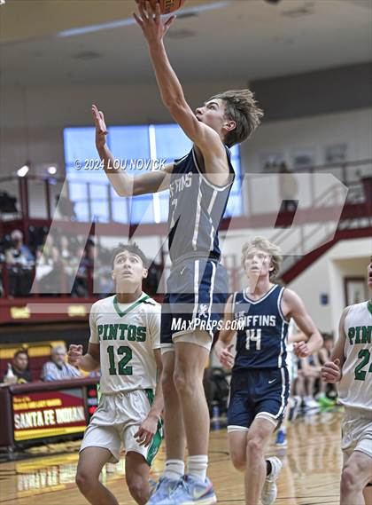 Thumbnail 2 in Santa Fe Prep vs. Moriarty (Braves Invitational at Santa Fe Indian School) photogallery.