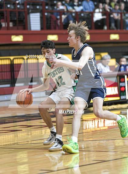 Thumbnail 2 in Santa Fe Prep vs. Moriarty (Braves Invitational at Santa Fe Indian School) photogallery.