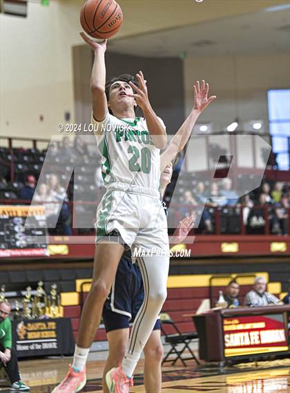 Thumbnail 3 in Santa Fe Prep vs. Moriarty (Braves Invitational at Santa Fe Indian School) photogallery.