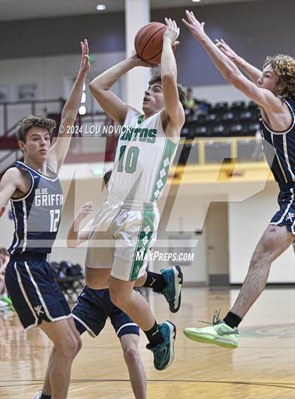 Thumbnail 2 in Santa Fe Prep vs. Moriarty (Braves Invitational at Santa Fe Indian School) photogallery.