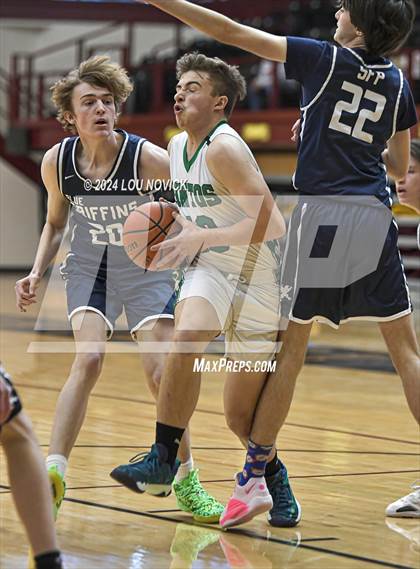 Thumbnail 1 in Santa Fe Prep vs. Moriarty (Braves Invitational at Santa Fe Indian School) photogallery.