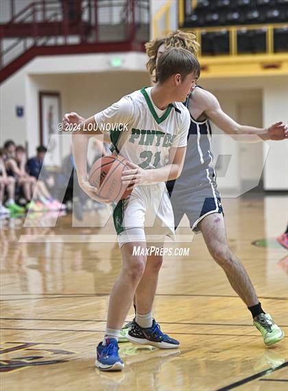 Thumbnail 1 in Santa Fe Prep vs. Moriarty (Braves Invitational at Santa Fe Indian School) photogallery.