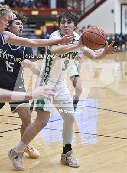 Thumbnail 2 in Santa Fe Prep vs. Moriarty (Braves Invitational at Santa Fe Indian School) photogallery.