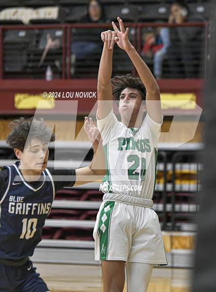 Thumbnail 1 in Santa Fe Prep vs. Moriarty (Braves Invitational at Santa Fe Indian School) photogallery.