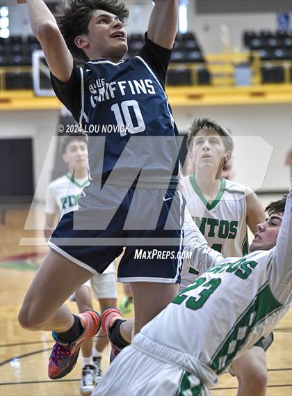 Thumbnail 2 in Santa Fe Prep vs. Moriarty (Braves Invitational at Santa Fe Indian School) photogallery.