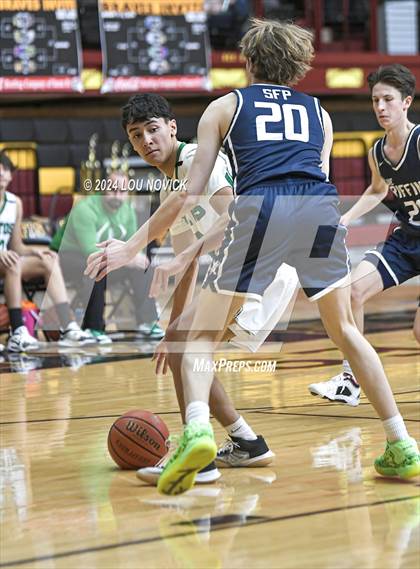 Thumbnail 3 in Santa Fe Prep vs. Moriarty (Braves Invitational at Santa Fe Indian School) photogallery.