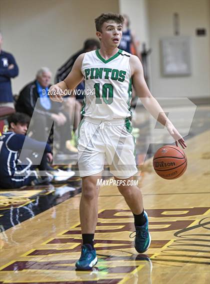 Thumbnail 2 in Santa Fe Prep vs. Moriarty (Braves Invitational at Santa Fe Indian School) photogallery.