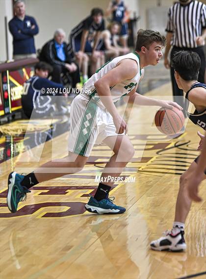 Thumbnail 3 in Santa Fe Prep vs. Moriarty (Braves Invitational at Santa Fe Indian School) photogallery.