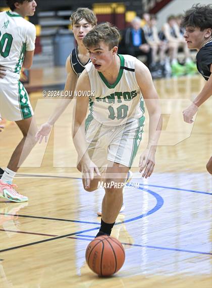 Thumbnail 2 in Santa Fe Prep vs. Moriarty (Braves Invitational at Santa Fe Indian School) photogallery.