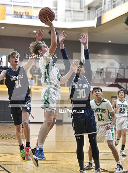 Thumbnail 2 in Santa Fe Prep vs. Moriarty (Braves Invitational at Santa Fe Indian School) photogallery.