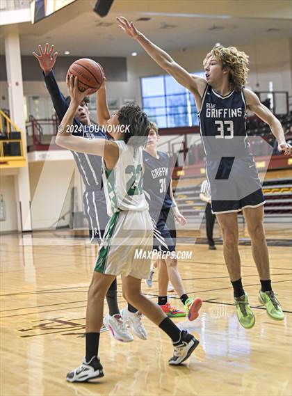 Thumbnail 3 in Santa Fe Prep vs. Moriarty (Braves Invitational at Santa Fe Indian School) photogallery.