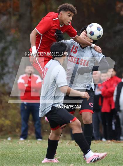 Thumbnail 3 in Chelsea vs Masconomet Regional (MIAA Division 2 Round of 32) photogallery.