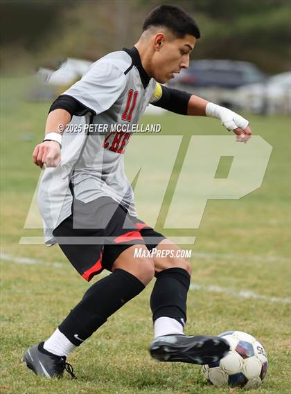 Thumbnail 2 in Chelsea vs Masconomet Regional (MIAA Division 2 Round of 32) photogallery.