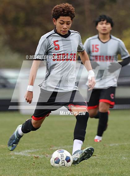 Thumbnail 1 in Chelsea vs Masconomet Regional (MIAA Division 2 Round of 32) photogallery.