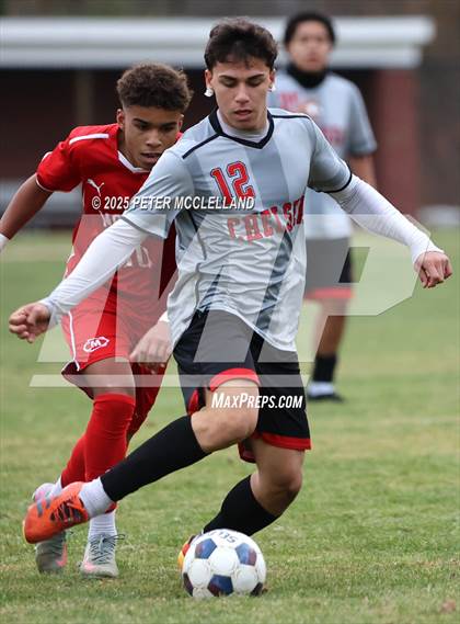 Thumbnail 1 in Chelsea vs Masconomet Regional (MIAA Division 2 Round of 32) photogallery.