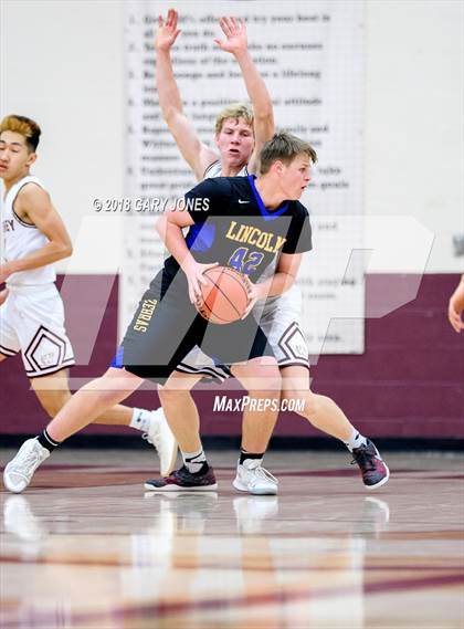 Thumbnail 3 in Whitney vs. Lincoln (CIF SJS D2 Playoff) photogallery.