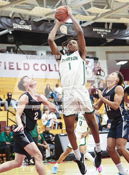 Thumbnail 3 in Grayson @ Perry (Spalding Hoophall Classic) photogallery.