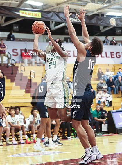Thumbnail 2 in Grayson @ Perry (Spalding Hoophall Classic) photogallery.