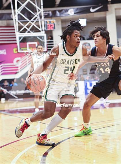 Thumbnail 2 in Grayson @ Perry (Spalding Hoophall Classic) photogallery.