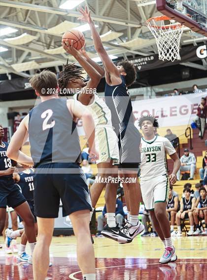 Thumbnail 2 in Grayson @ Perry (Spalding Hoophall Classic) photogallery.