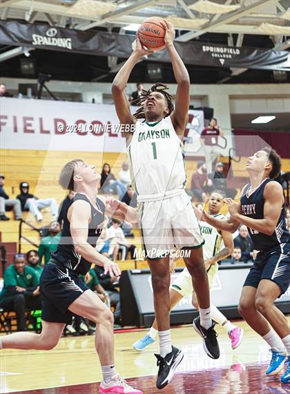 Thumbnail 2 in Grayson @ Perry (Spalding Hoophall Classic) photogallery.