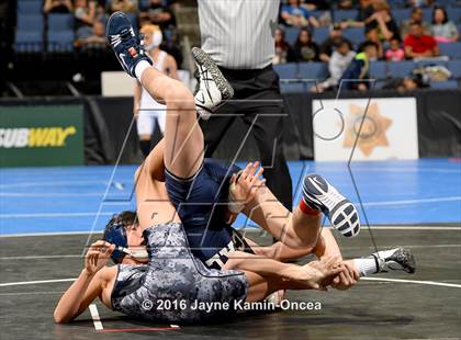 Thumbnail 2 in CIF Southern Section Masters Wrestling Championships (Semifinals) photogallery.