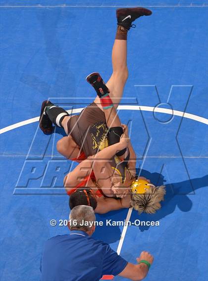 Thumbnail 1 in CIF Southern Section Masters Wrestling Championships (Semifinals) photogallery.