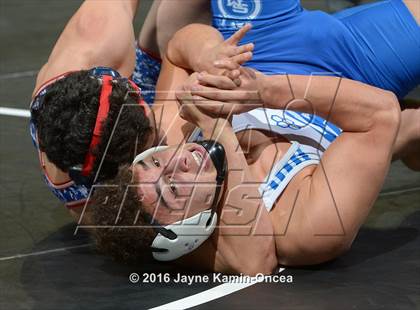 Thumbnail 2 in CIF Southern Section Masters Wrestling Championships (Semifinals) photogallery.