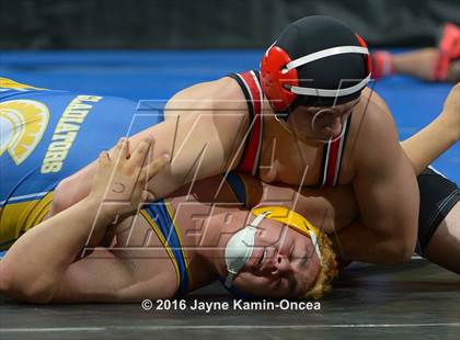 Thumbnail 2 in CIF Southern Section Masters Wrestling Championships (Semifinals) photogallery.