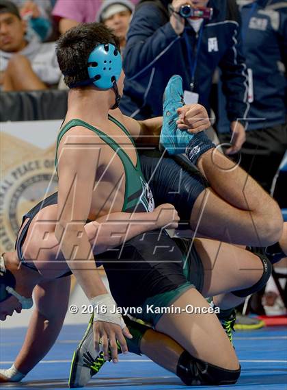Thumbnail 2 in CIF Southern Section Masters Wrestling Championships (Semifinals) photogallery.