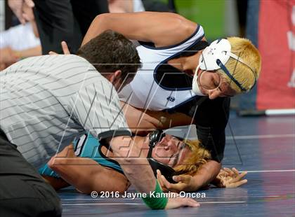 Thumbnail 3 in CIF Southern Section Masters Wrestling Championships (Semifinals) photogallery.