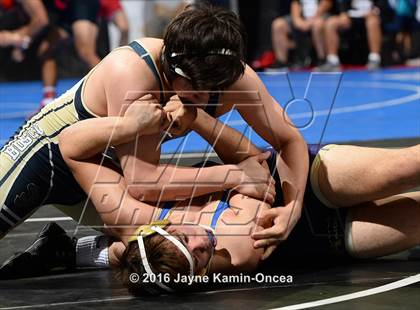 Thumbnail 2 in CIF Southern Section Masters Wrestling Championships (Semifinals) photogallery.
