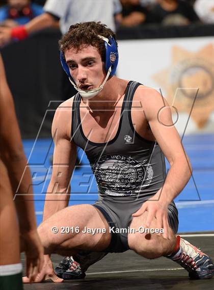 Thumbnail 2 in CIF Southern Section Masters Wrestling Championships (Semifinals) photogallery.