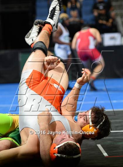 Thumbnail 3 in CIF Southern Section Masters Wrestling Championships (Semifinals) photogallery.