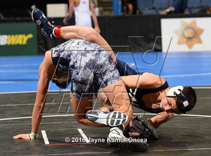 Thumbnail 3 in CIF Southern Section Masters Wrestling Championships (Semifinals) photogallery.