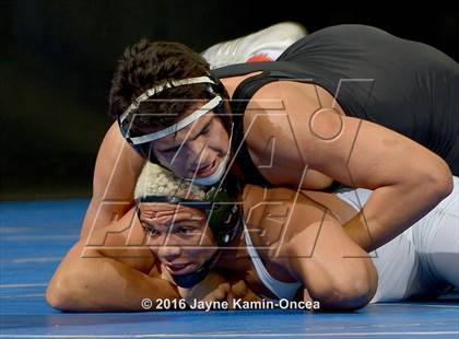 Thumbnail 2 in CIF Southern Section Masters Wrestling Championships (Semifinals) photogallery.