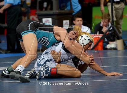 Thumbnail 2 in CIF Southern Section Masters Wrestling Championships (Semifinals) photogallery.