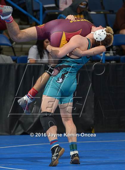 Thumbnail 3 in CIF Southern Section Masters Wrestling Championships (Semifinals) photogallery.