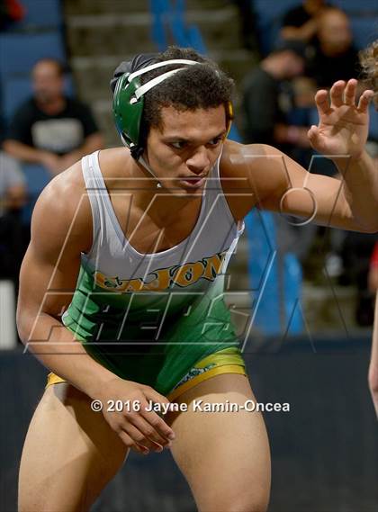 Thumbnail 2 in CIF Southern Section Masters Wrestling Championships (Semifinals) photogallery.