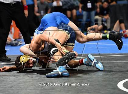 Thumbnail 3 in CIF Southern Section Masters Wrestling Championships (Semifinals) photogallery.
