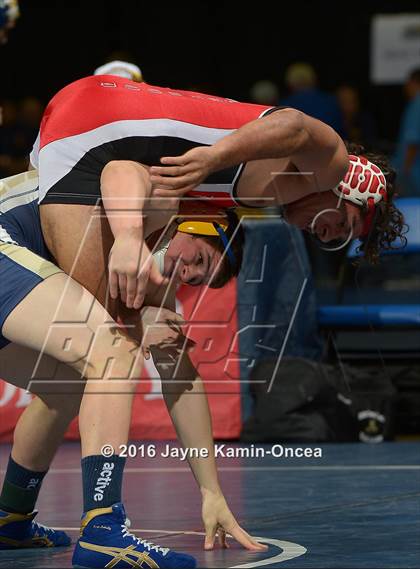 Thumbnail 3 in CIF Southern Section Masters Wrestling Championships (Semifinals) photogallery.