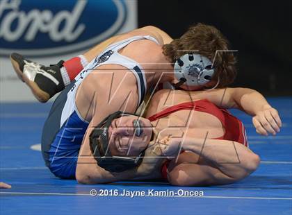 Thumbnail 2 in CIF Southern Section Masters Wrestling Championships (Semifinals) photogallery.