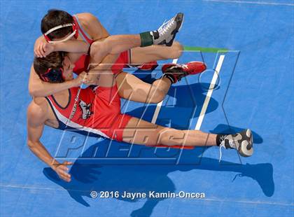 Thumbnail 2 in CIF Southern Section Masters Wrestling Championships (Semifinals) photogallery.